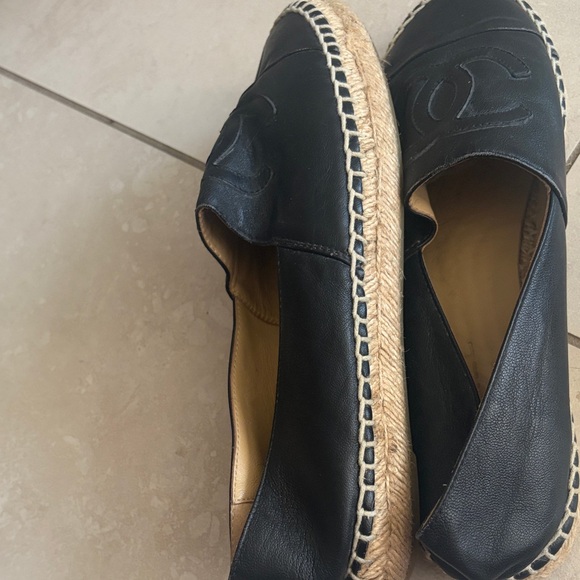 Black Espadrille Loafers - Picture 8 of 8